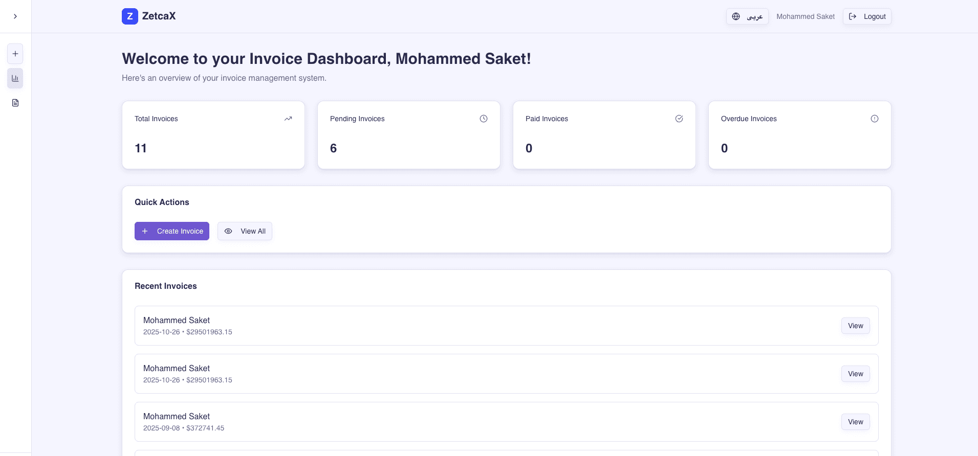 ZatcaX (Invoicing SaaS Application) screenshot 2